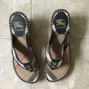 Burberry Wedge Espadrilles