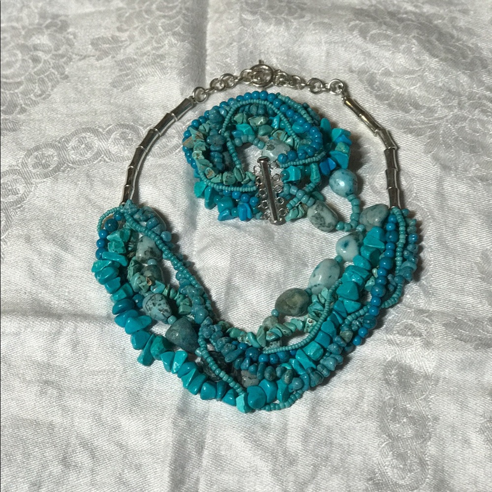 Necklace and bracelet