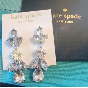 Kate Spade Silver Chandelier Earrings