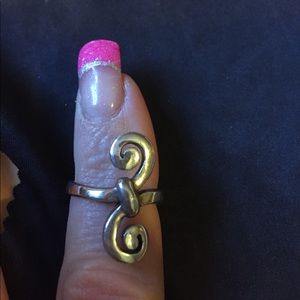 Sterling silver ring stamped inside