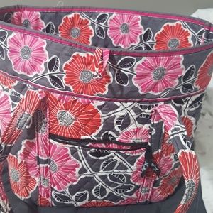 Vera bradley cherry blossom large tote