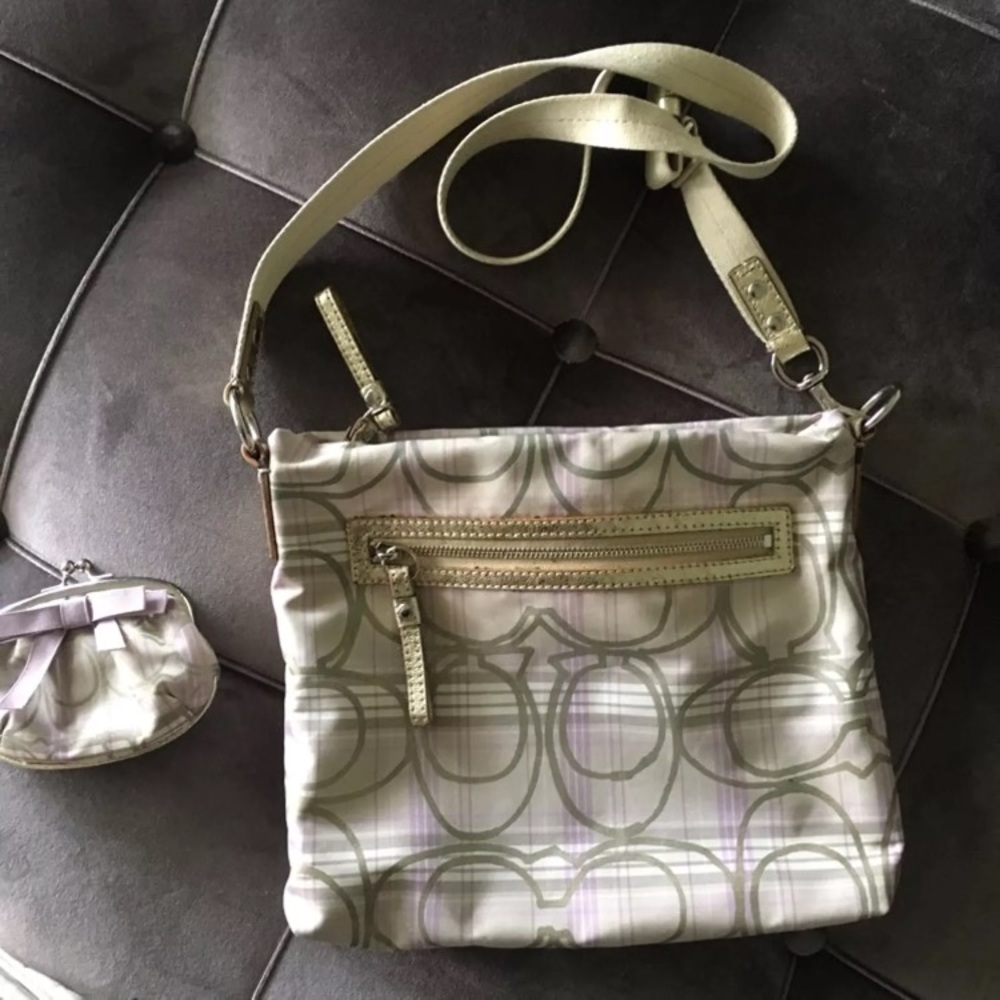 Coach bag and change purse