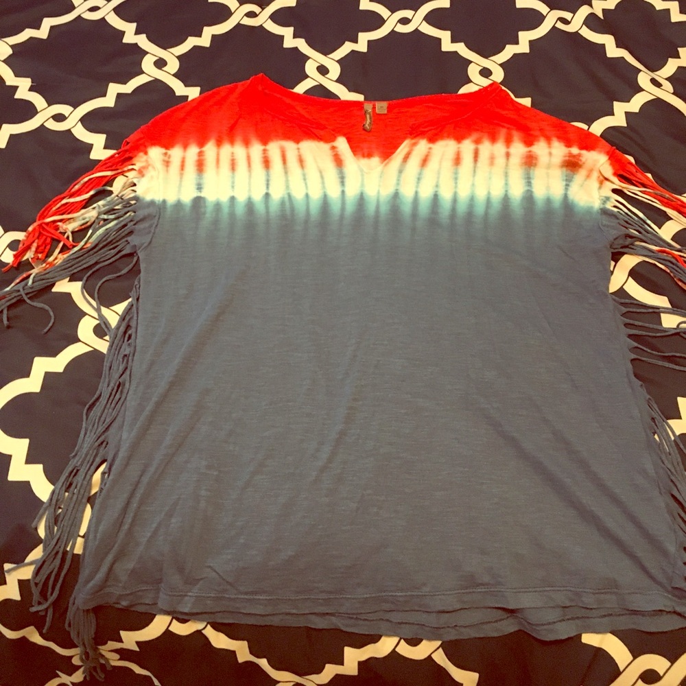 DONATED TO IRMA VICTIMS Red, White, & Blue Shirt