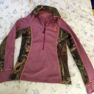 Browning half-zip sweatshirt