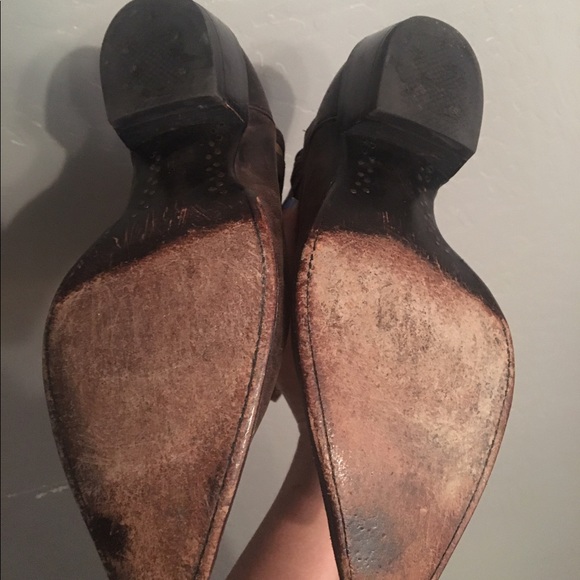 Justin Cream Flowered Leathered Boots - Picture 3 of 8