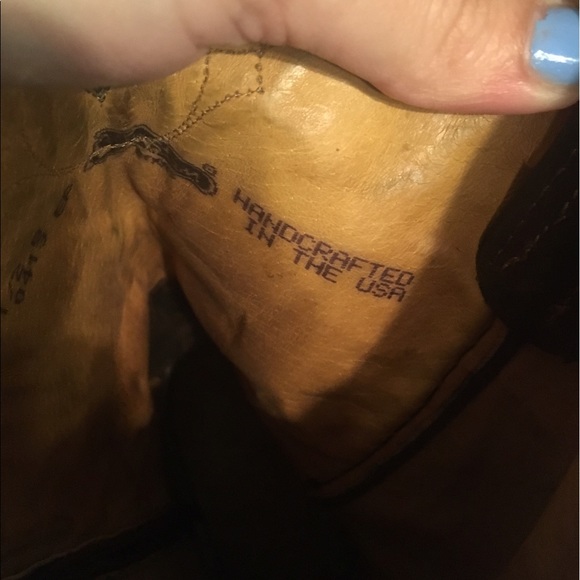 Justin Cream Flowered Leathered Boots - Picture 4 of 8