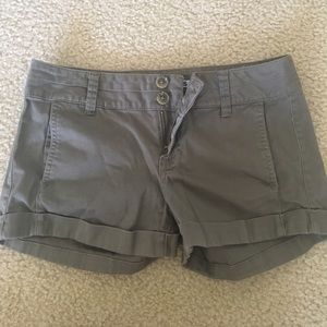 Express army green shorts. Size 0