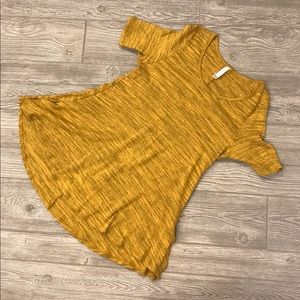 Mustard lularoe perfect tee