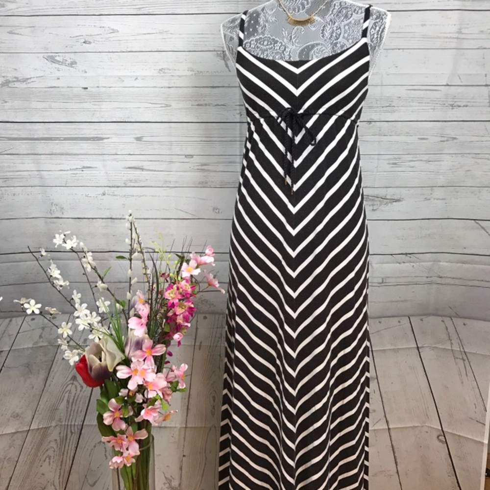 Tommy Bahama Maxi Dress Black/White