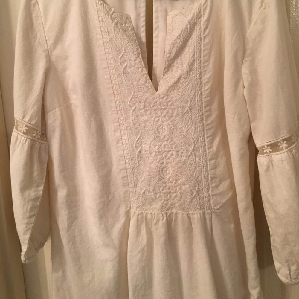 Cute ivory BoHo dress extra small