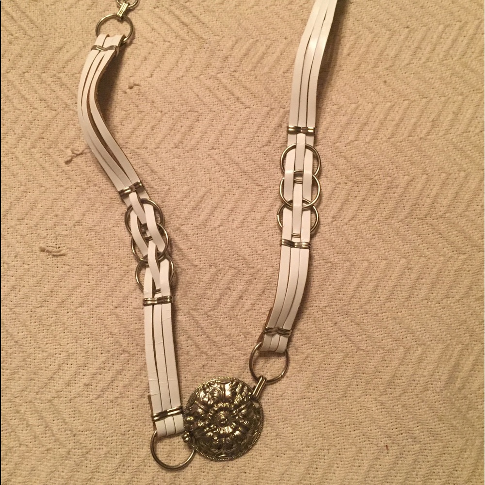 Vintage belt leather and metal