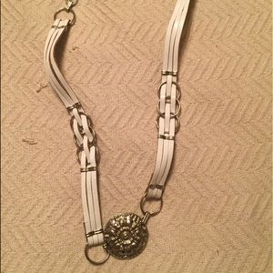 Vintage belt leather and metal