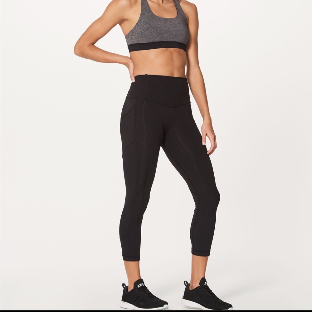 Lululemon Gray All the Right Places Crop Legging