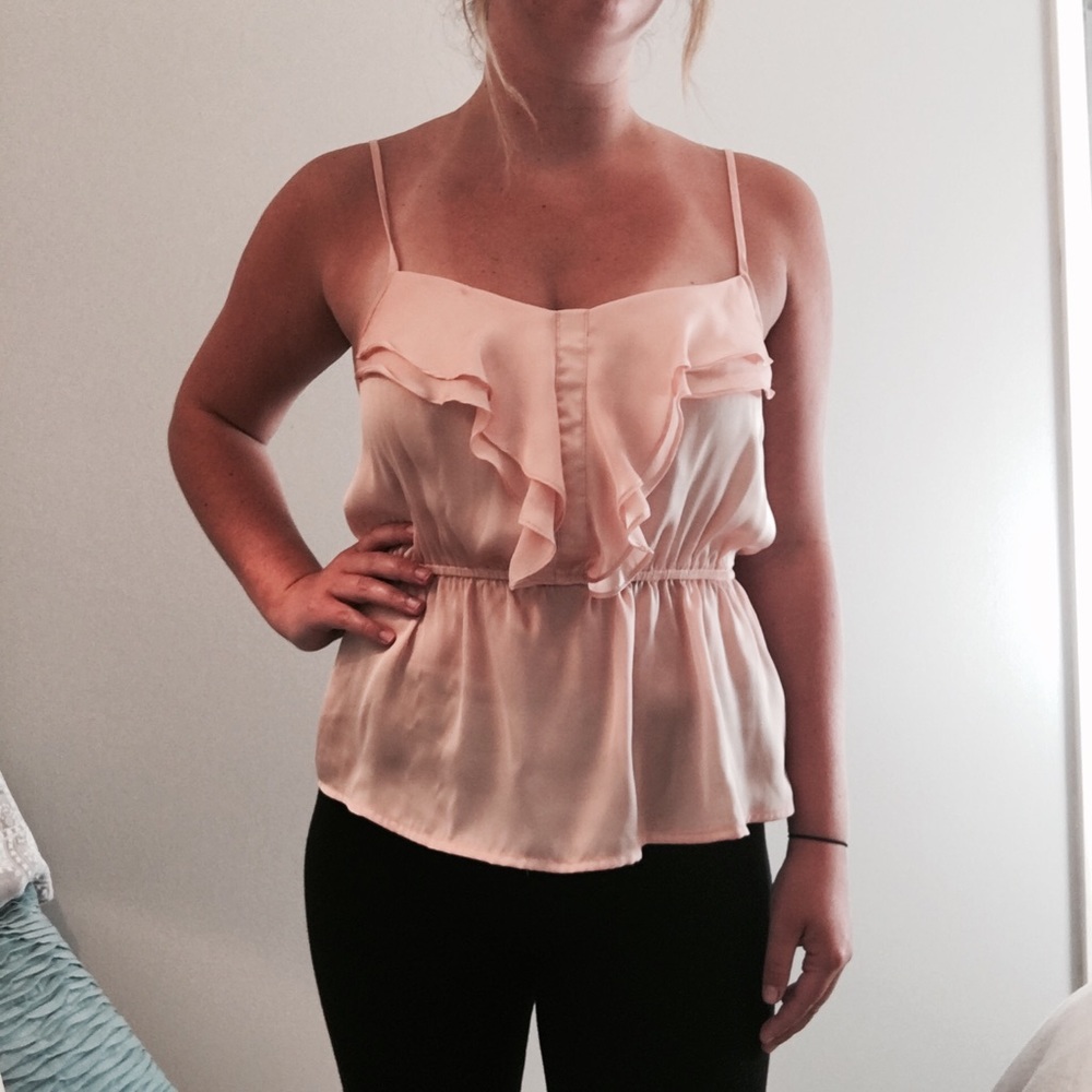 Blush Ruffled Top