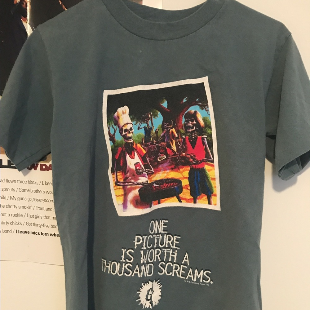 Vtg 90s Goosebumps #4 spooky rare tee shirt
