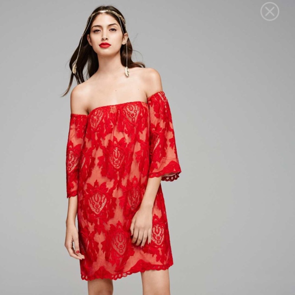 Lace Off the Shoulder Dress