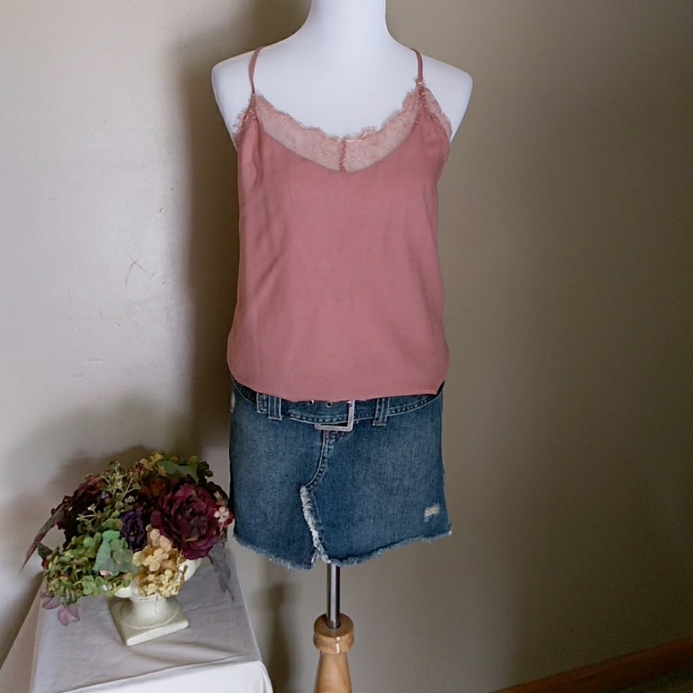 Hollister jean skirt