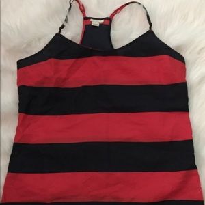 Striped racerback cami