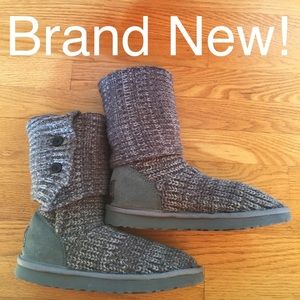 Brand New Gray Cardy Ugg Boots