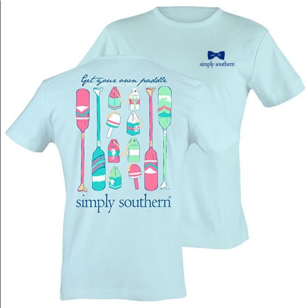 Light blue simply southern tee shirt!! (Size S)