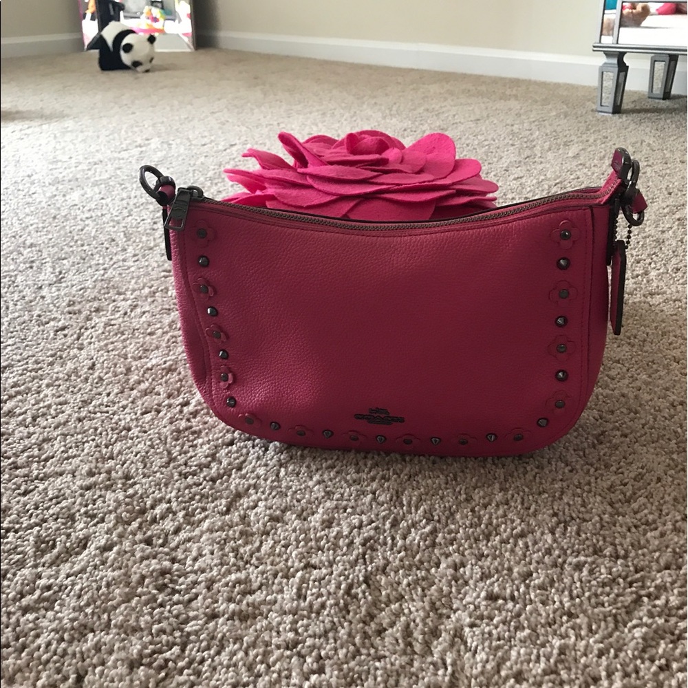 Coach Pink Poppy Hobo