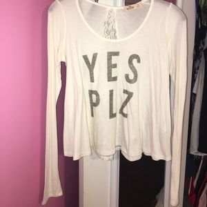 Hollister Cropped long sleeve