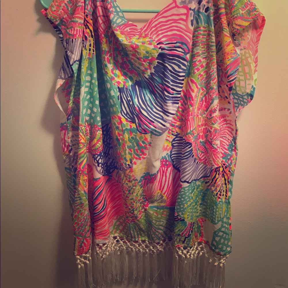 Lilly Pulitzer Jasmine Caftan Roar of Seas