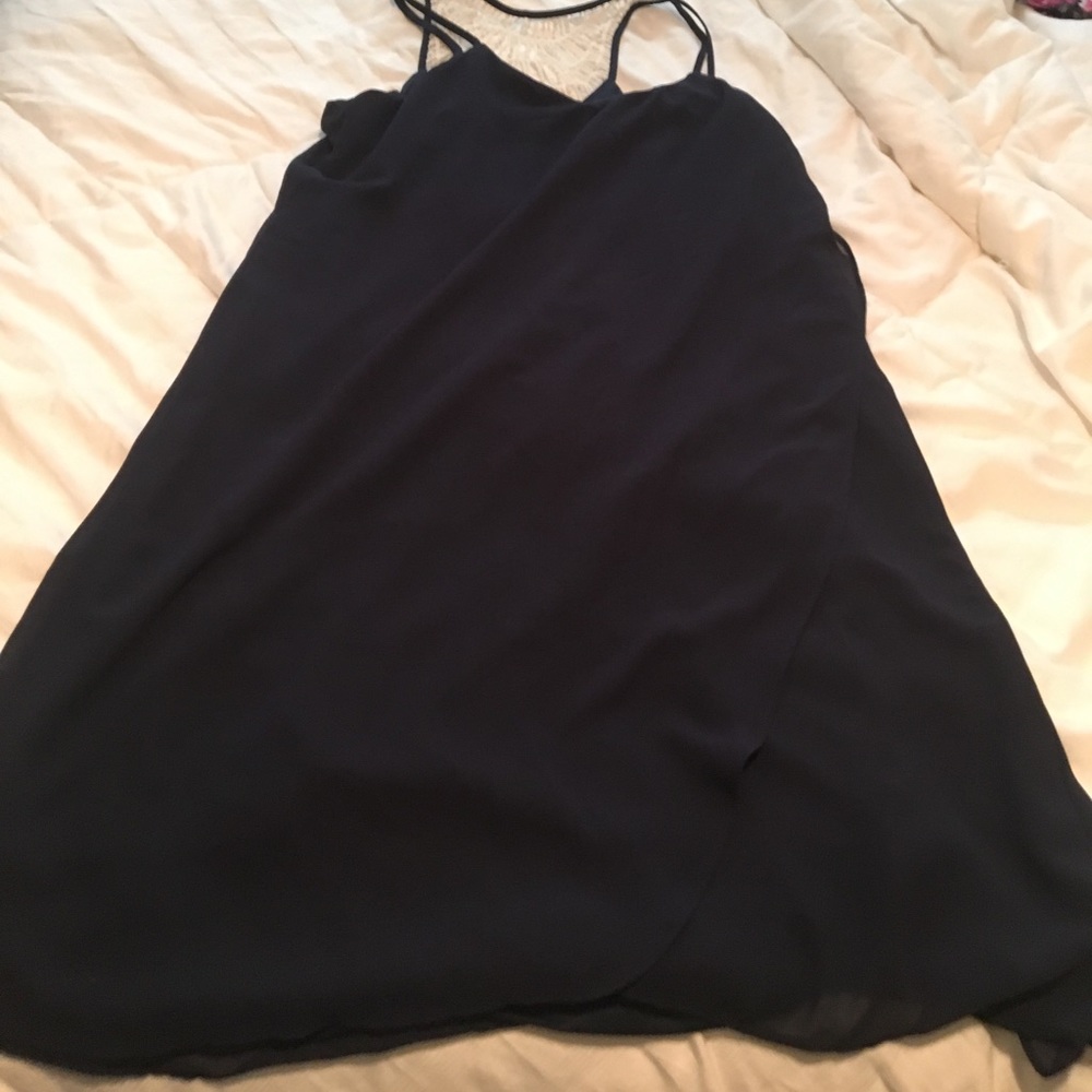 Faux wrap dress