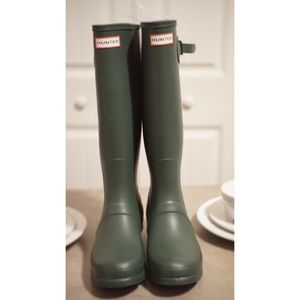 Hunter Tall Rainboots Size 10 Succulent Green