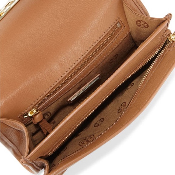 🆕Tory Burch Britten Combo Crossbody in Bark color - Picture 3 of 8