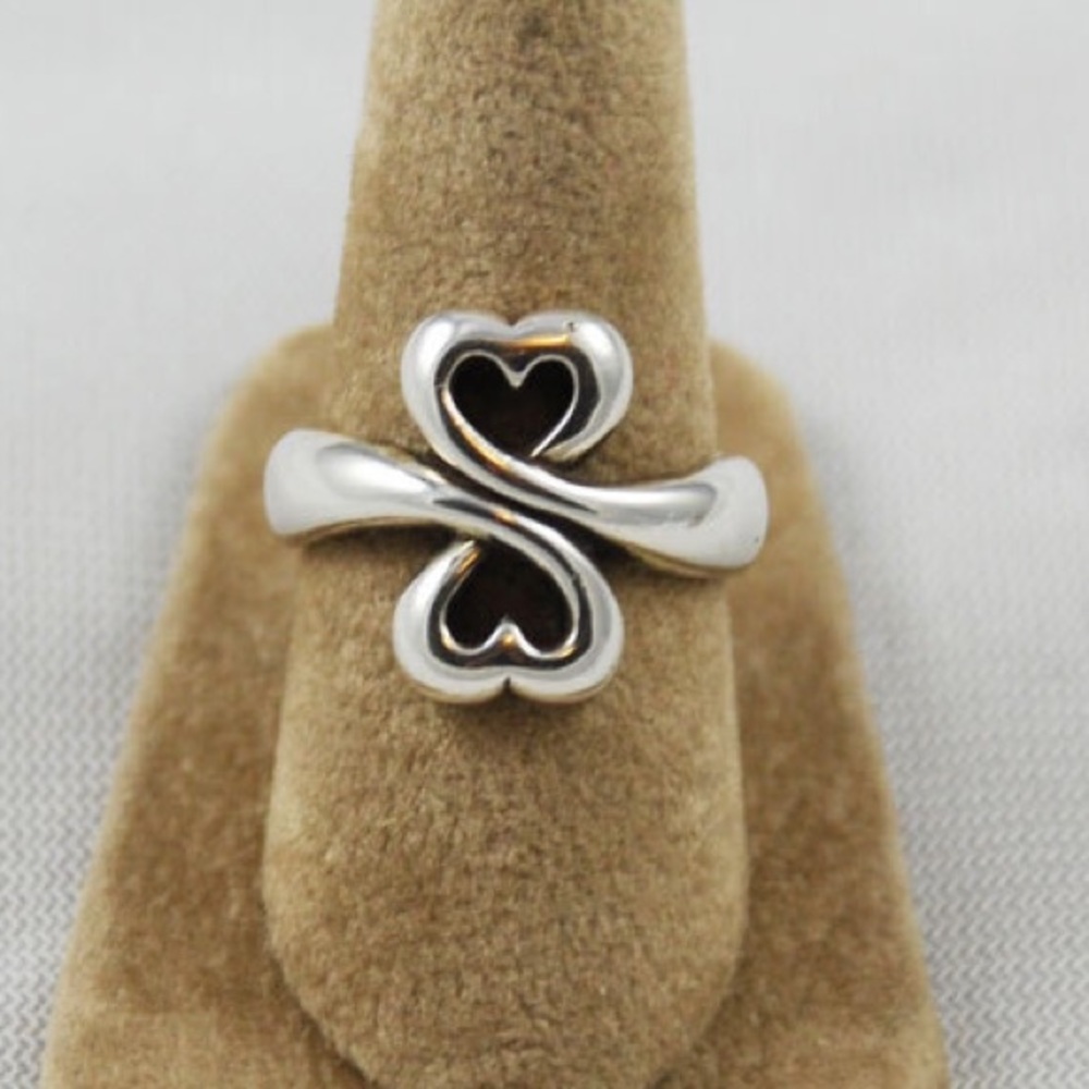 James Avery RETIRED: double heart infinity ring