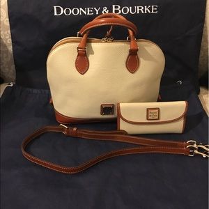*DOONEY & BOURKE ZIP ZIP SATCHEL WITH WALLET*