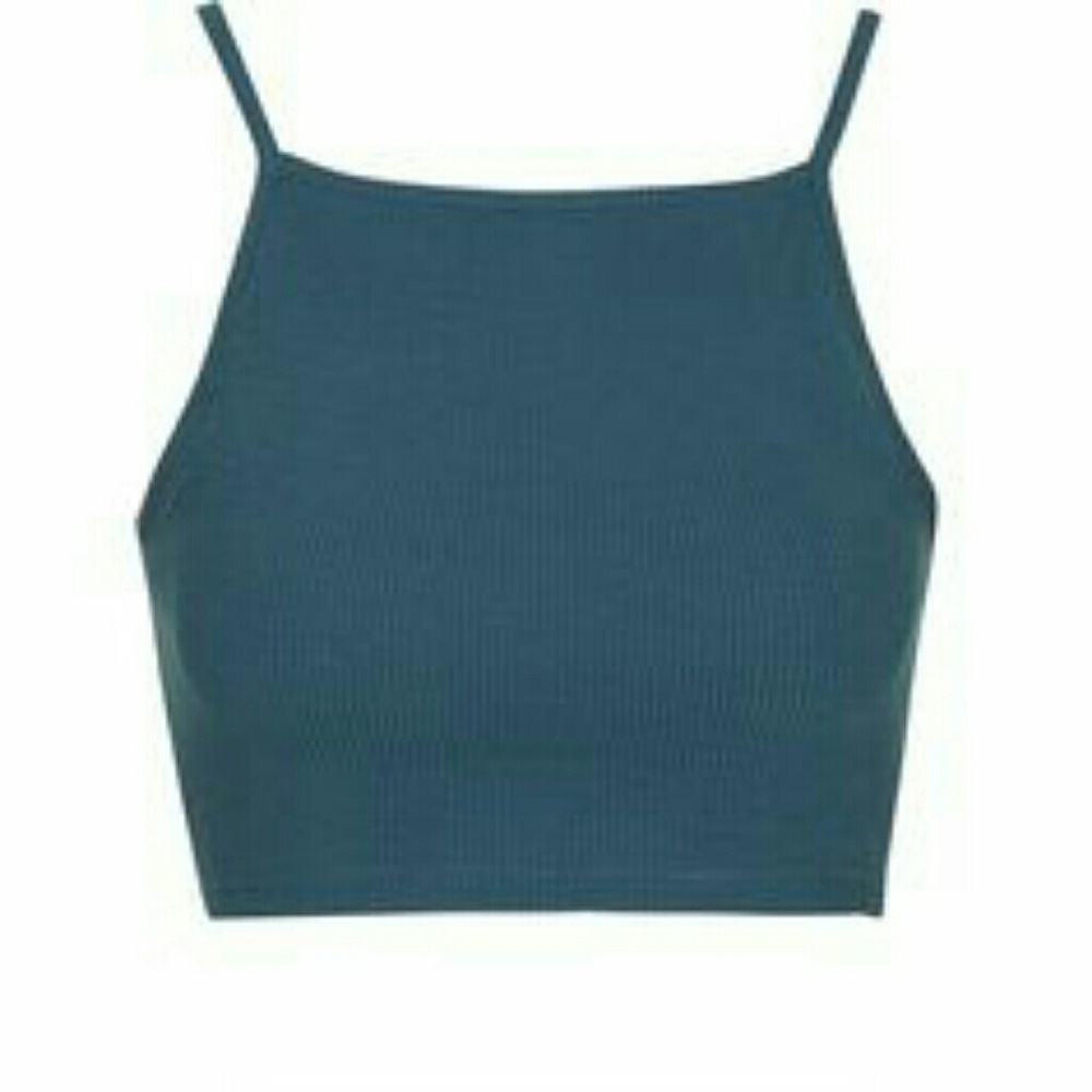 Topshop ribbed crop top
