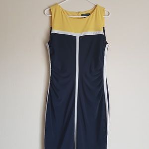Ralph Lauren Blue Yellow Dress