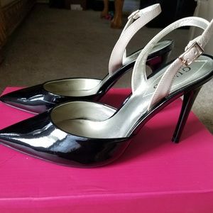 Guess Closed Toe Patent Leather Stilettos