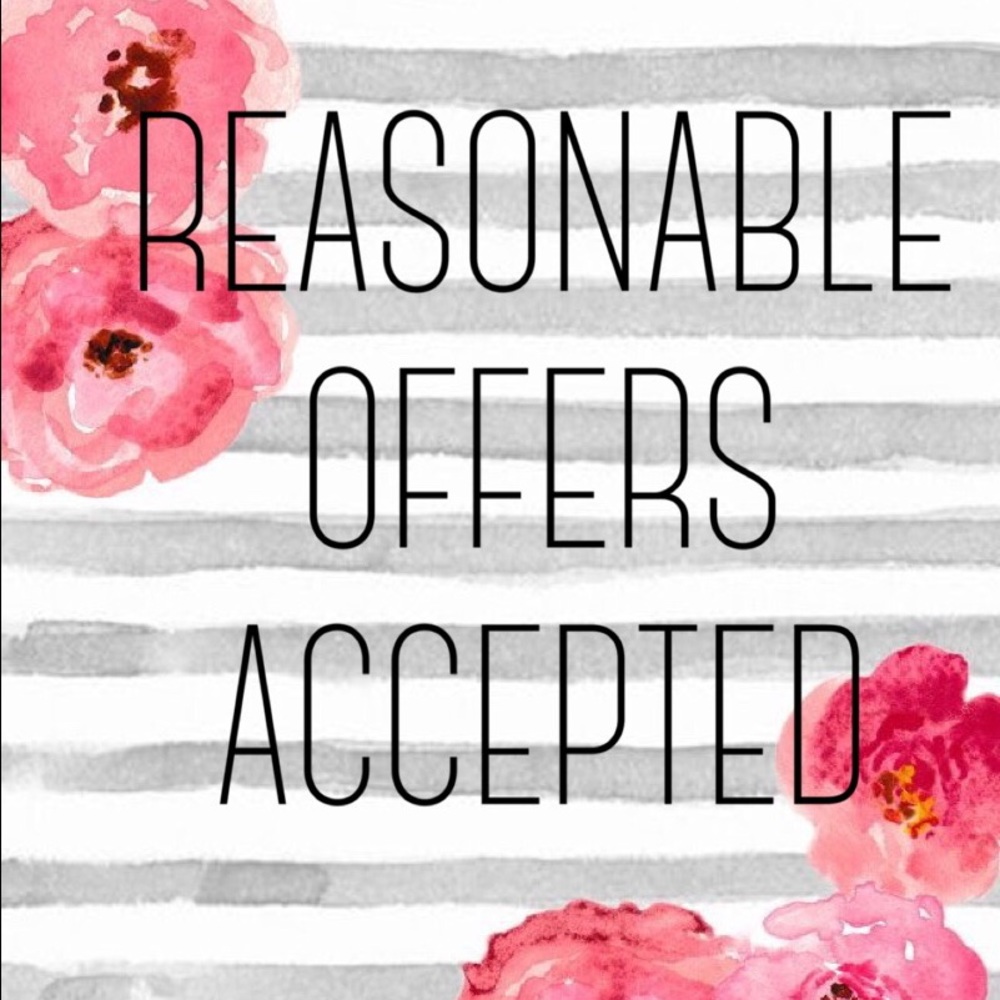 Send me an offer and I'll negotiate ☺️