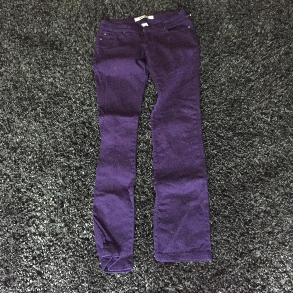 Size 7 pair of purple pants