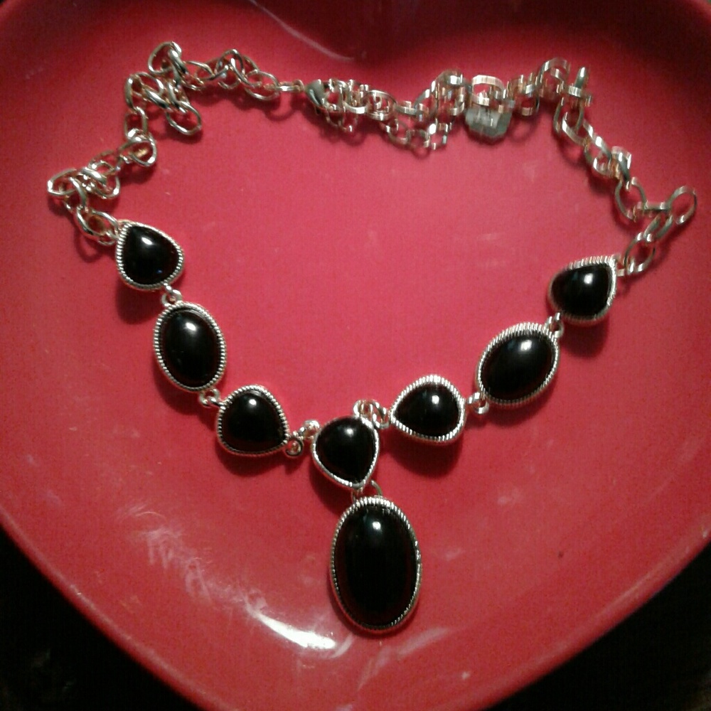 Black onyx necklace