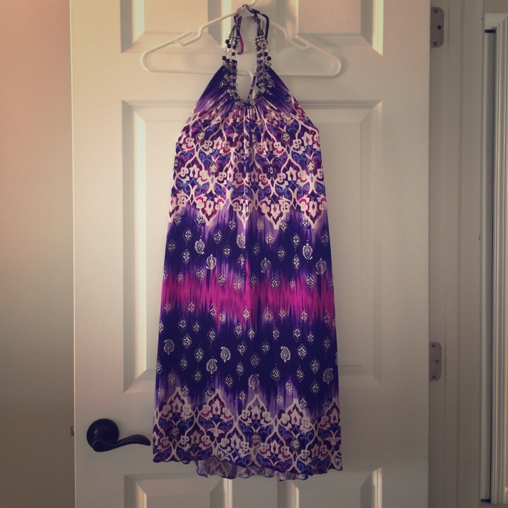 IZ Byer. Fun print dress. Size medium.