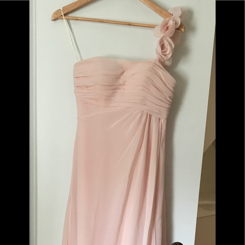 Blush bridesmaid dress!
