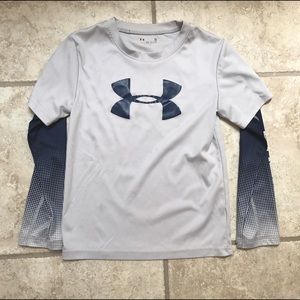 Boys UnderArmour AllSeason Gear activewear top