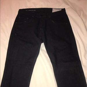 Rag & Bone 15x slim straight jeans in dark grey