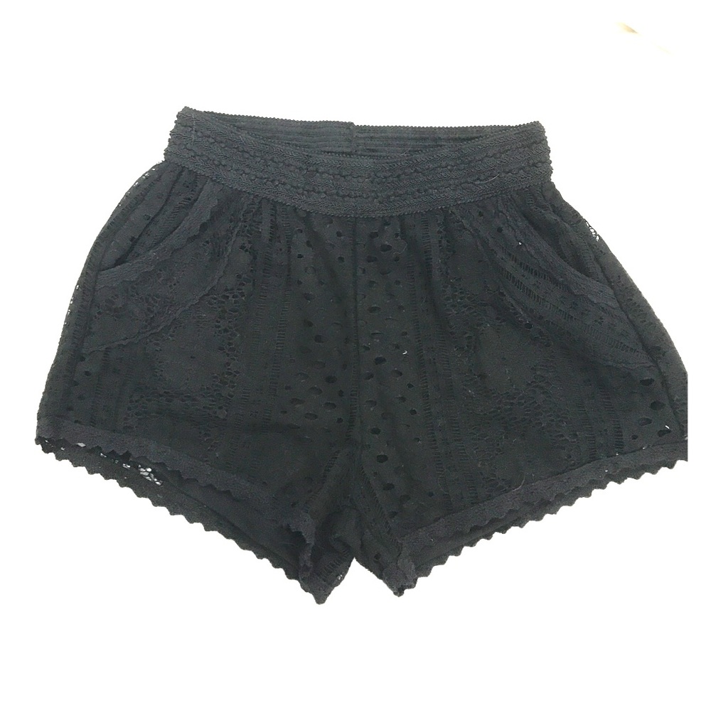 Lace Shorts - Black