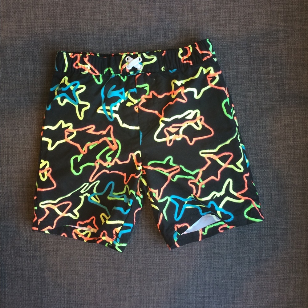Baby Buns Boy Swim Trunks Boxers Swimsuit 3T Shark