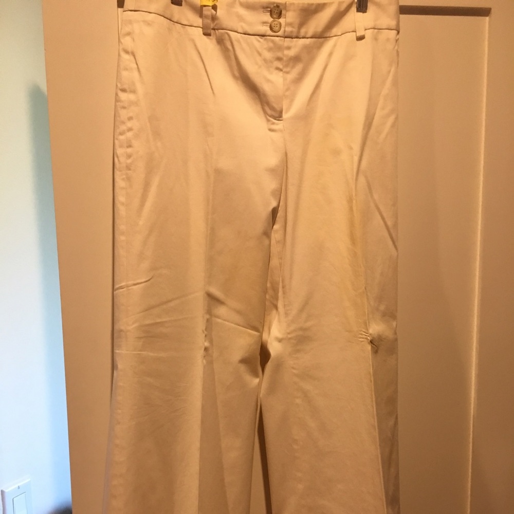 Loft size 10 winter white lined trouser pant