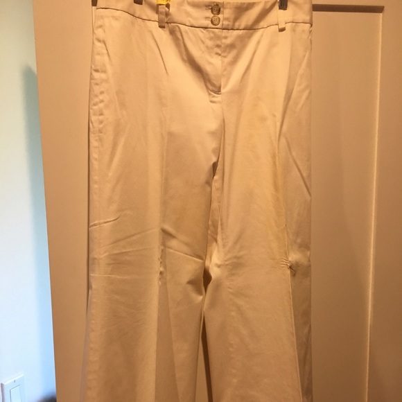 Loft size 10 winter white lined trouser pant - Picture 1 of 4