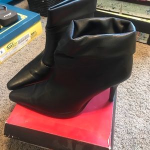 Black tall bootie