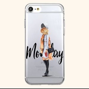 ✨Fashion Girl Chanel Bag iPhone 7 Phone Case✨ New!