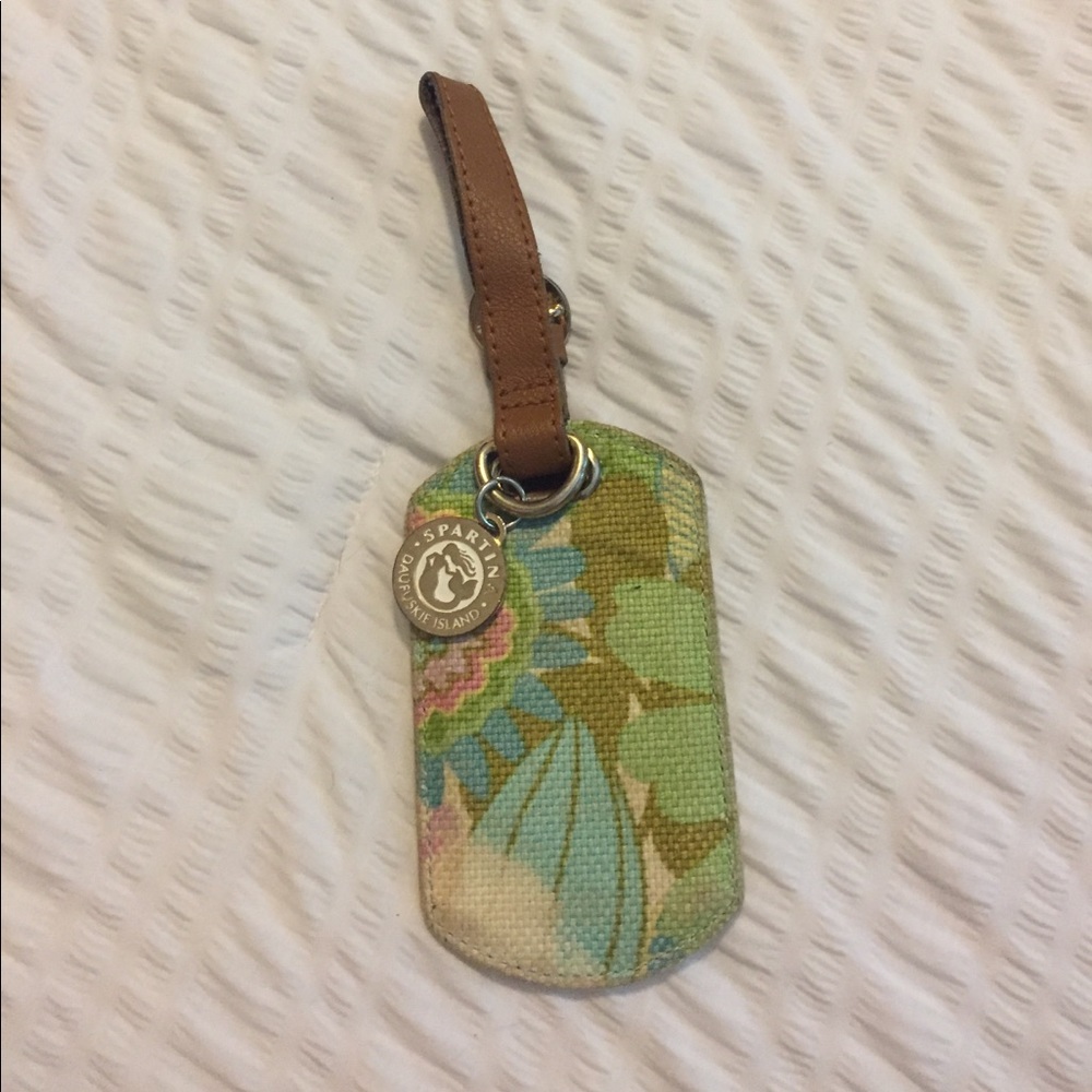 Spartina leather ID holder