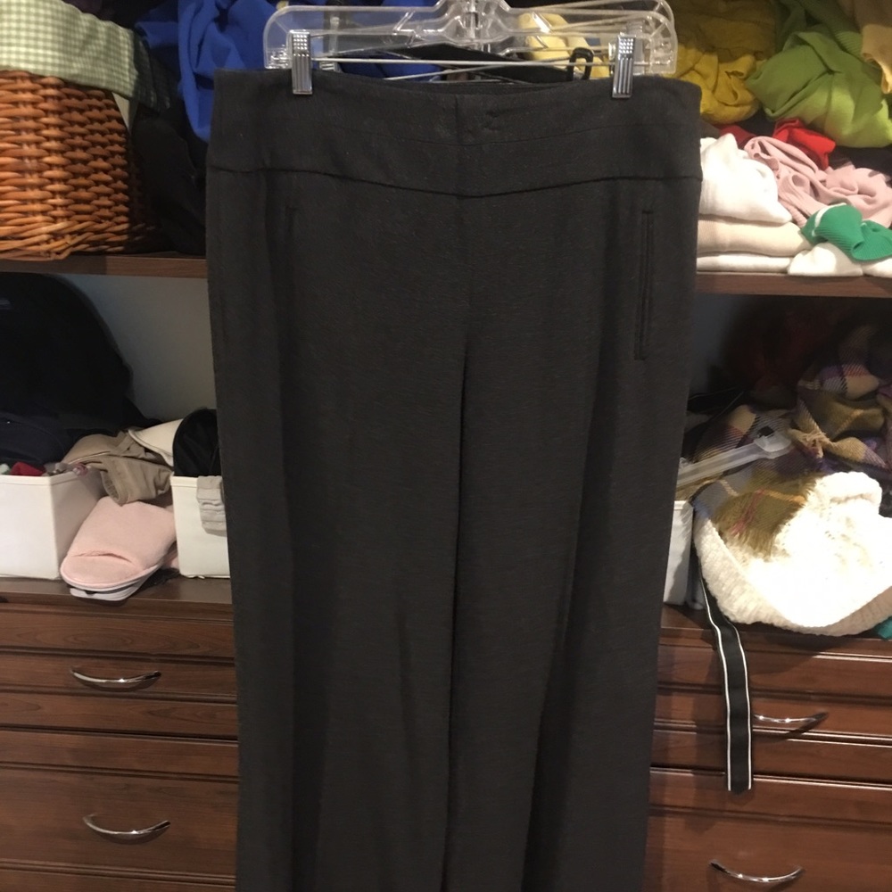 Adrianne vittande size 12 dark grey trouser pant